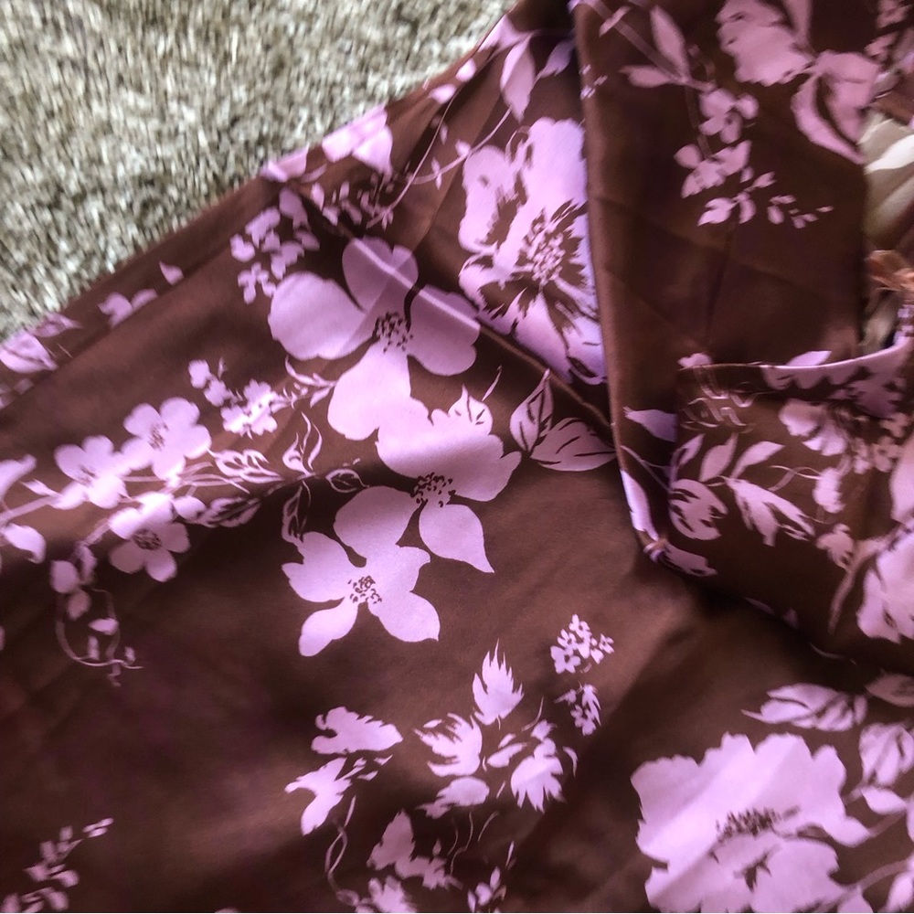 ✨SALE✨ Reformation Poppie Silk Dress - Floral - Picture 6 of 8